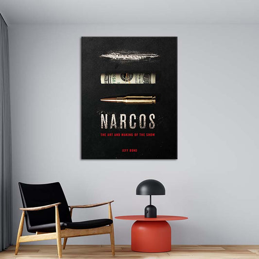 Netflix Narcos Cash And Bullet | Movies Wall Art | Single Panel On Sale