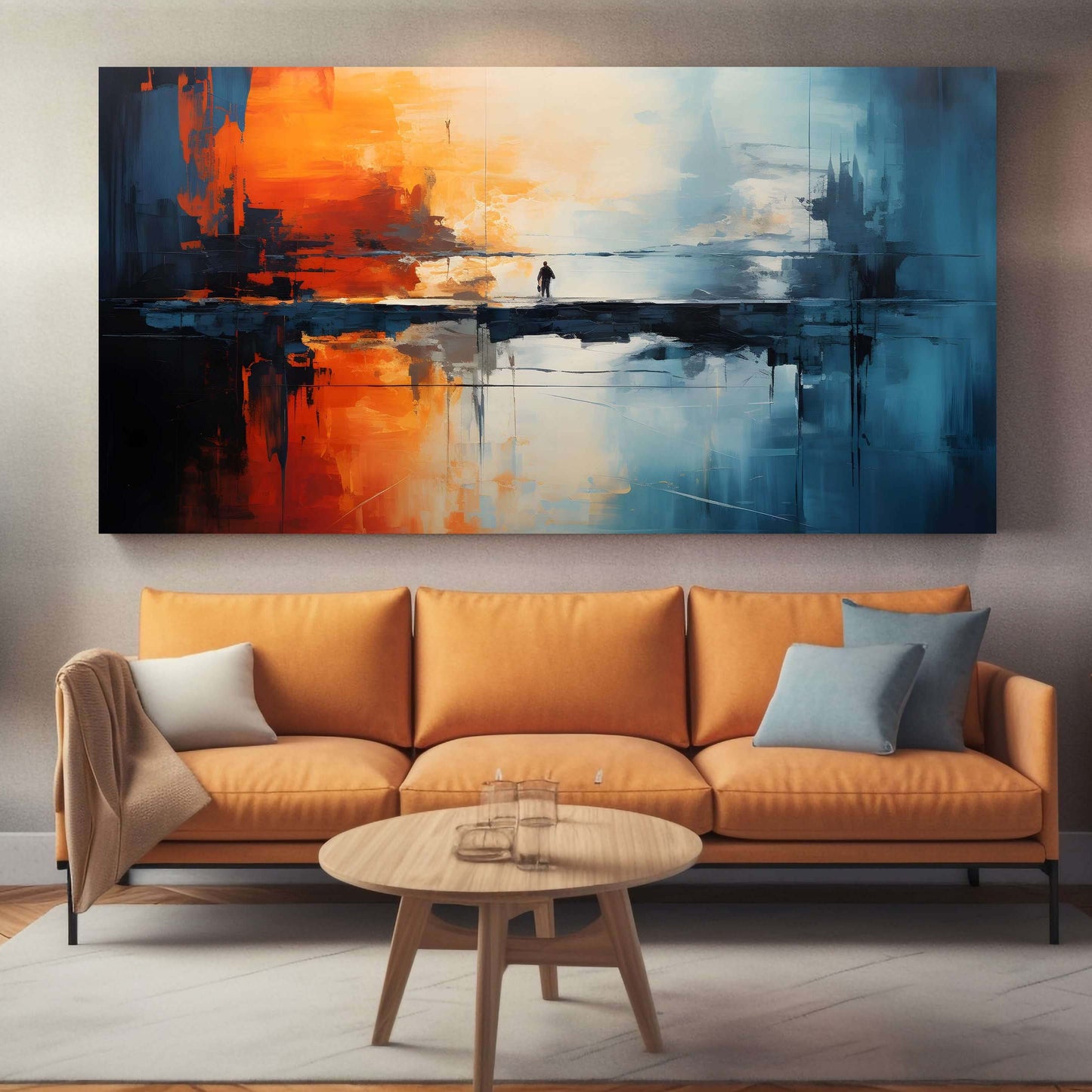 Embracing the Soltitude | Abstract Wall Art | Single Panel On Sale
