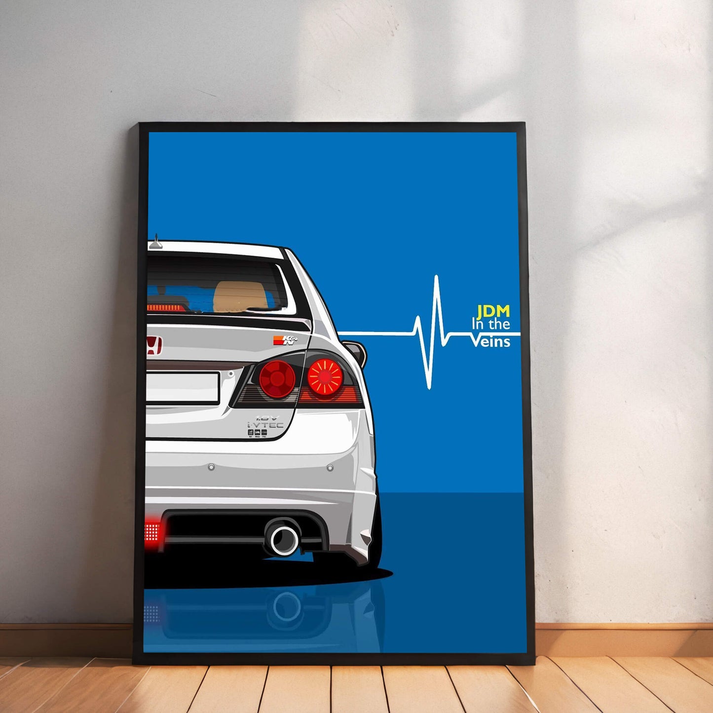 Civic Reborn Jdm | Car Poster Wall Art