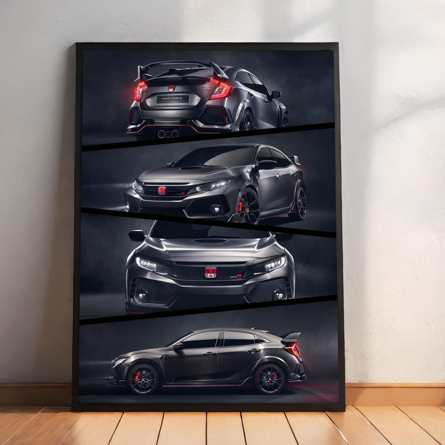 Honda Civic Vector Animation | Car Poster Wall Art