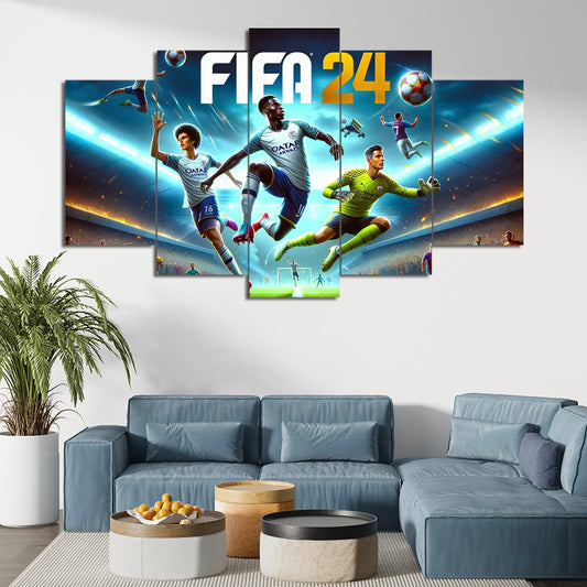 FIFA 24 Legends Unleashed| Game Wall Art | 5 Panels