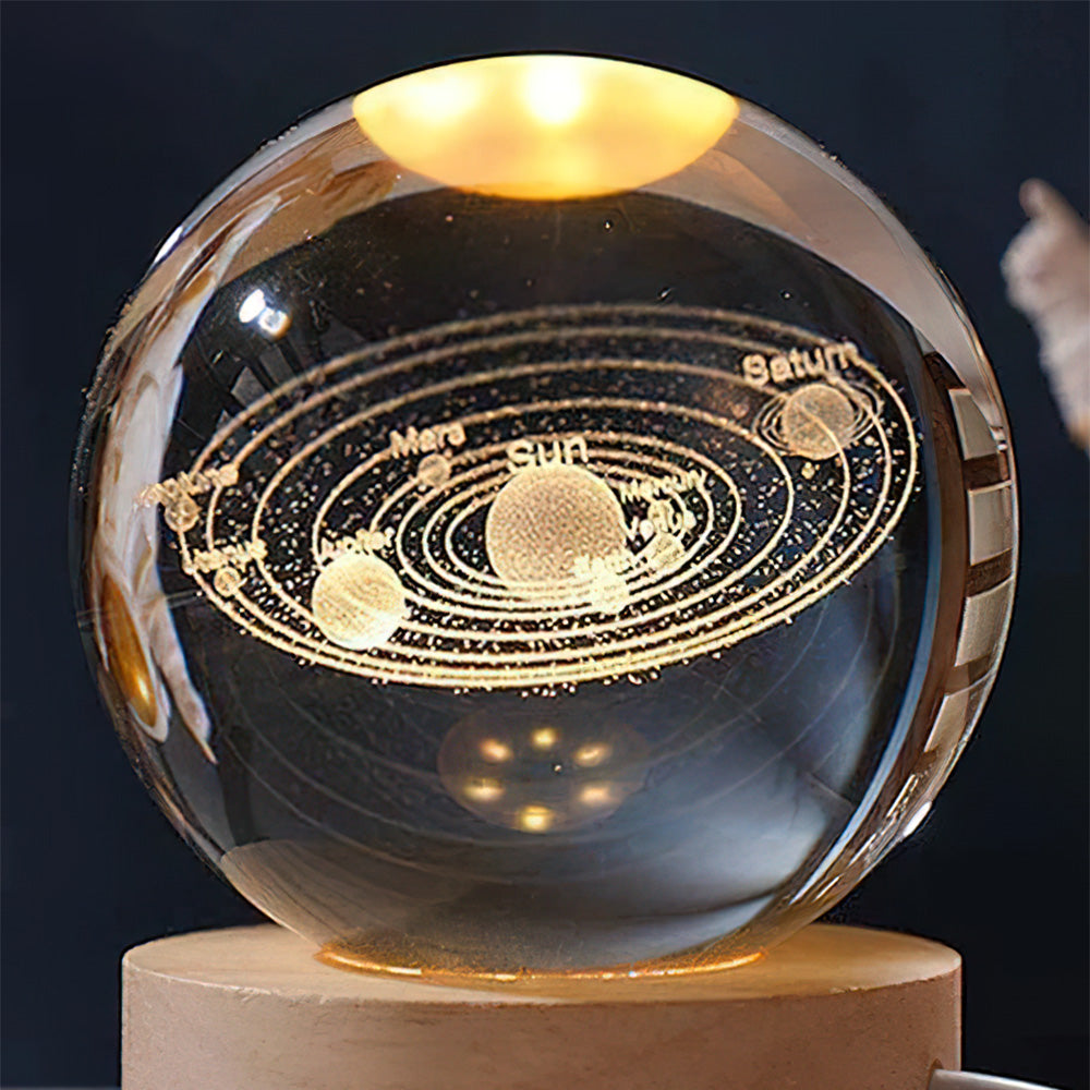 Cosmic Crystal Sphere Lamps