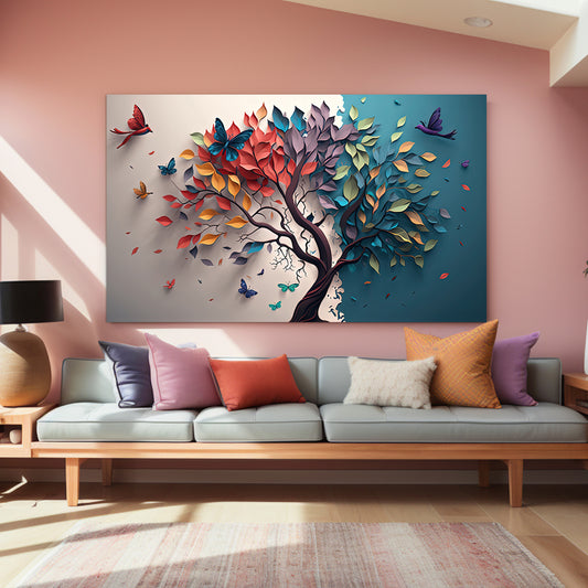 Enchanted Harmony | Abstract Wall Art | Single Panel